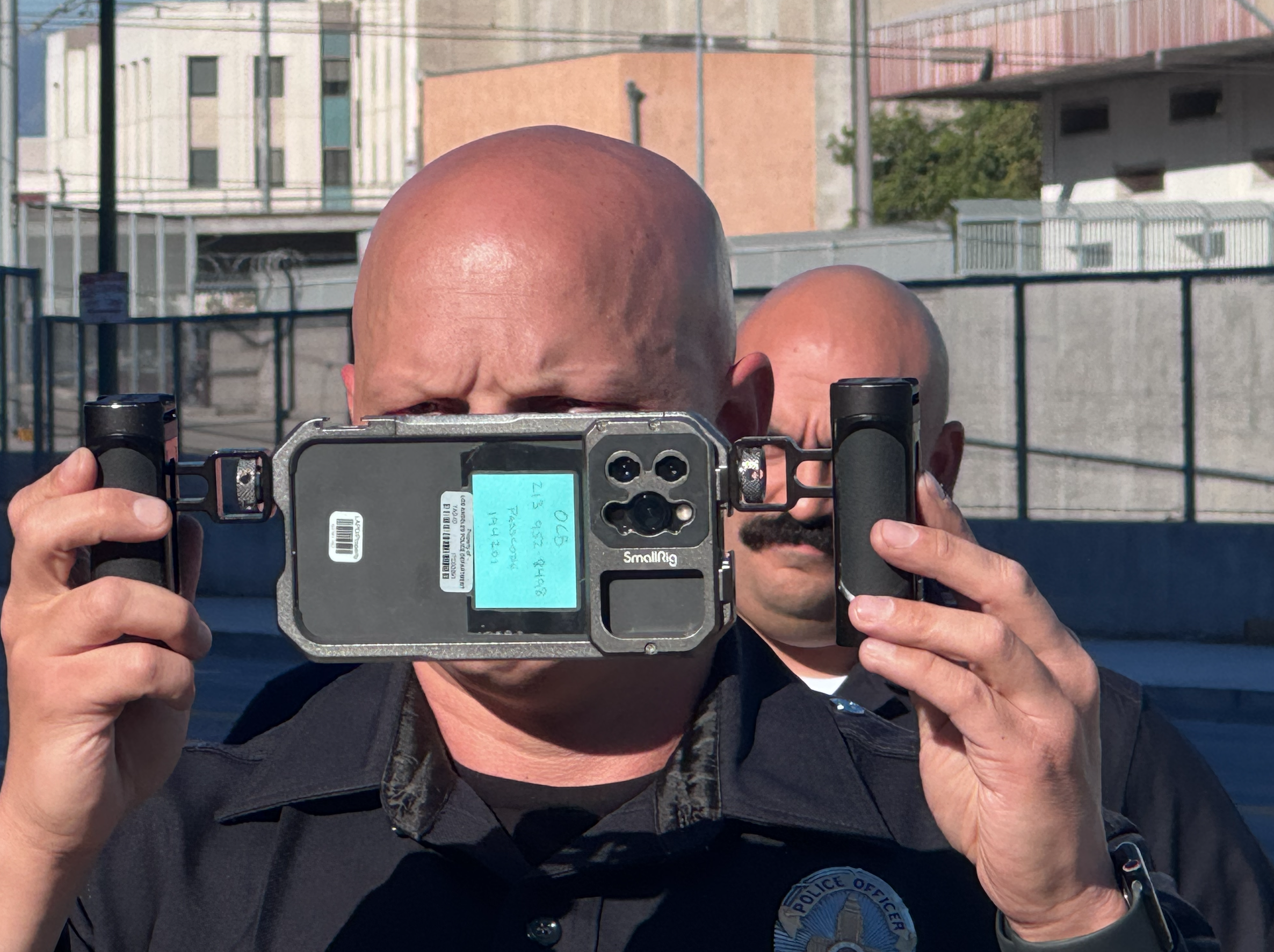 Cop filming me