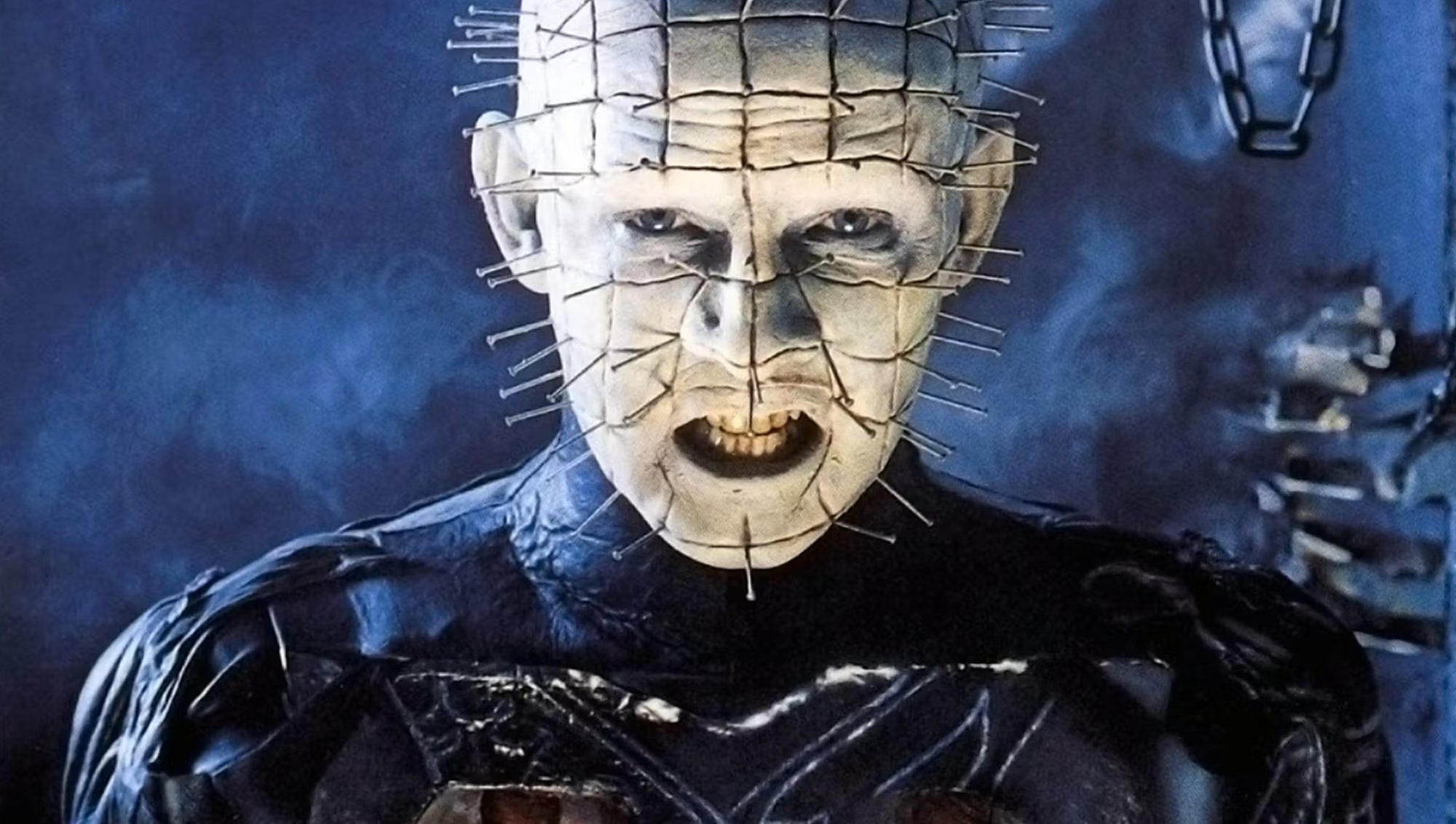 Pinhead, the central character from Hellraiser who very much enjoys hell