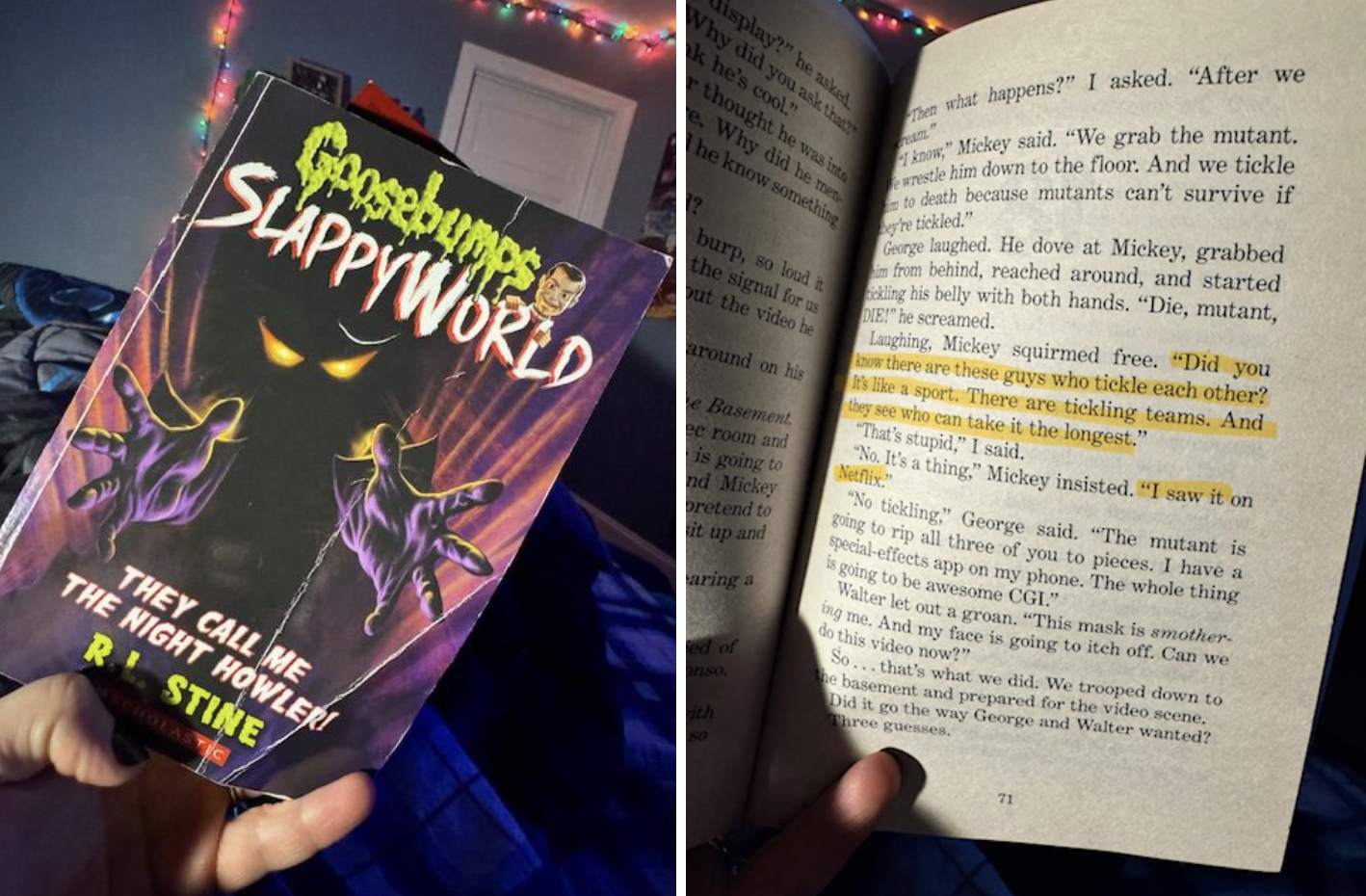 Dialogue about Tickled