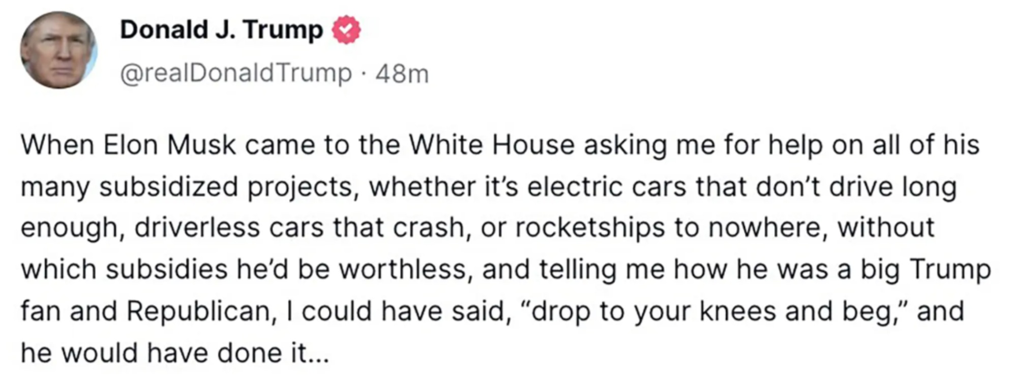 “I could have said drop to your knees and he would have done it”