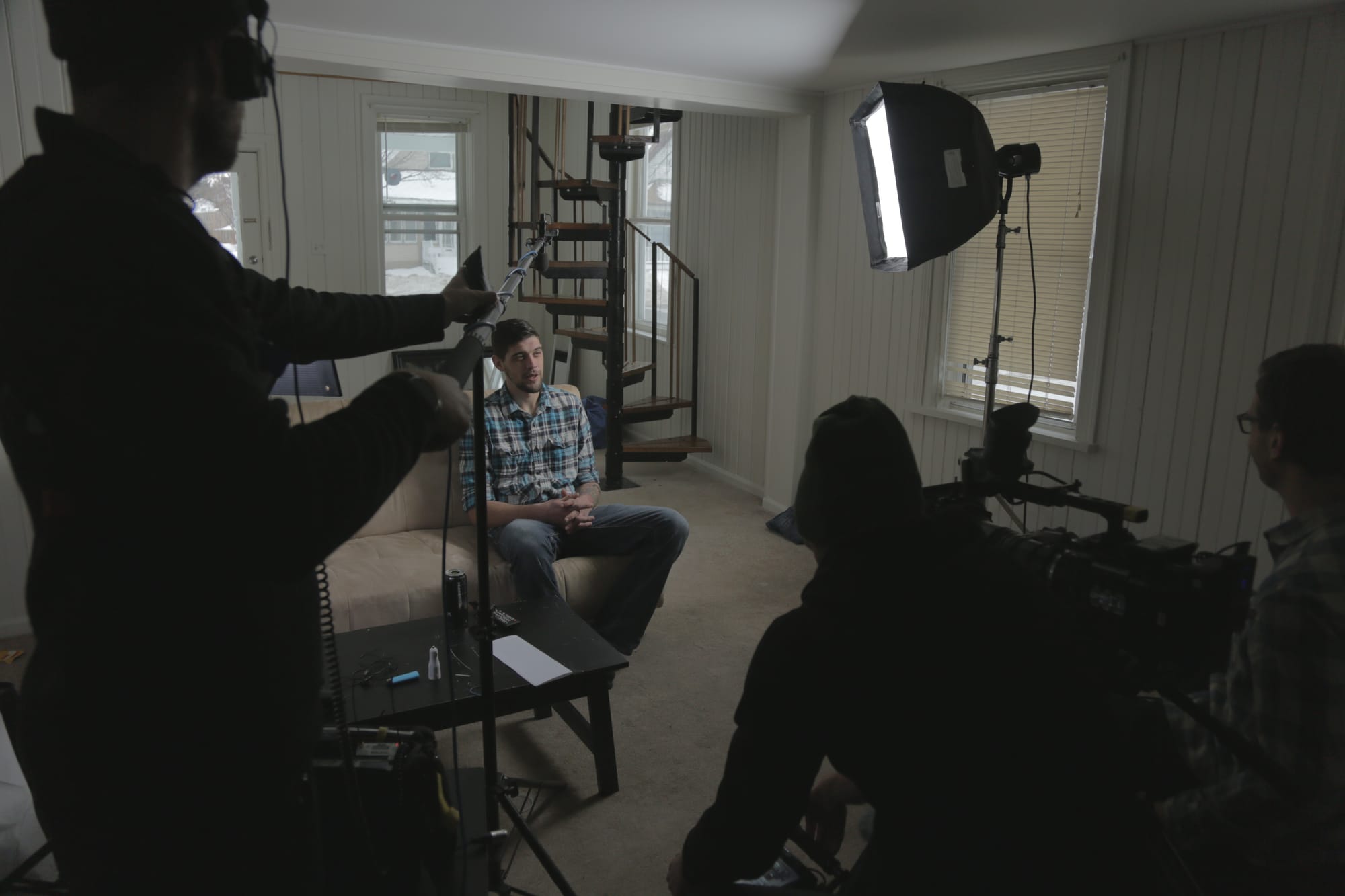 Filming in Muskegon in Tickled