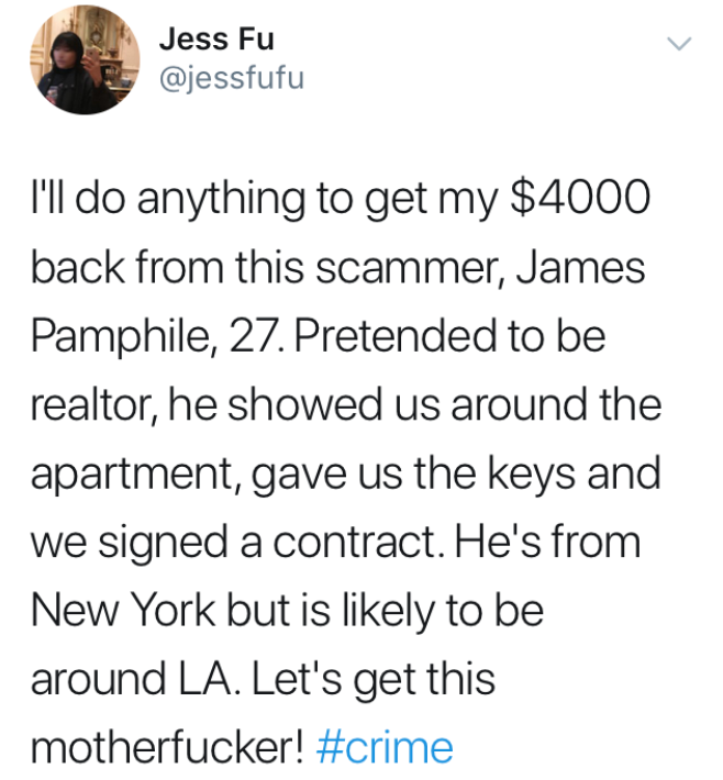 Jess' tweet