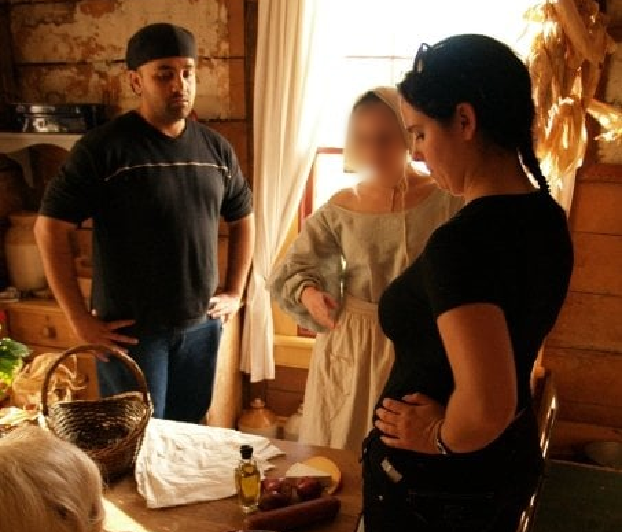 On set photo