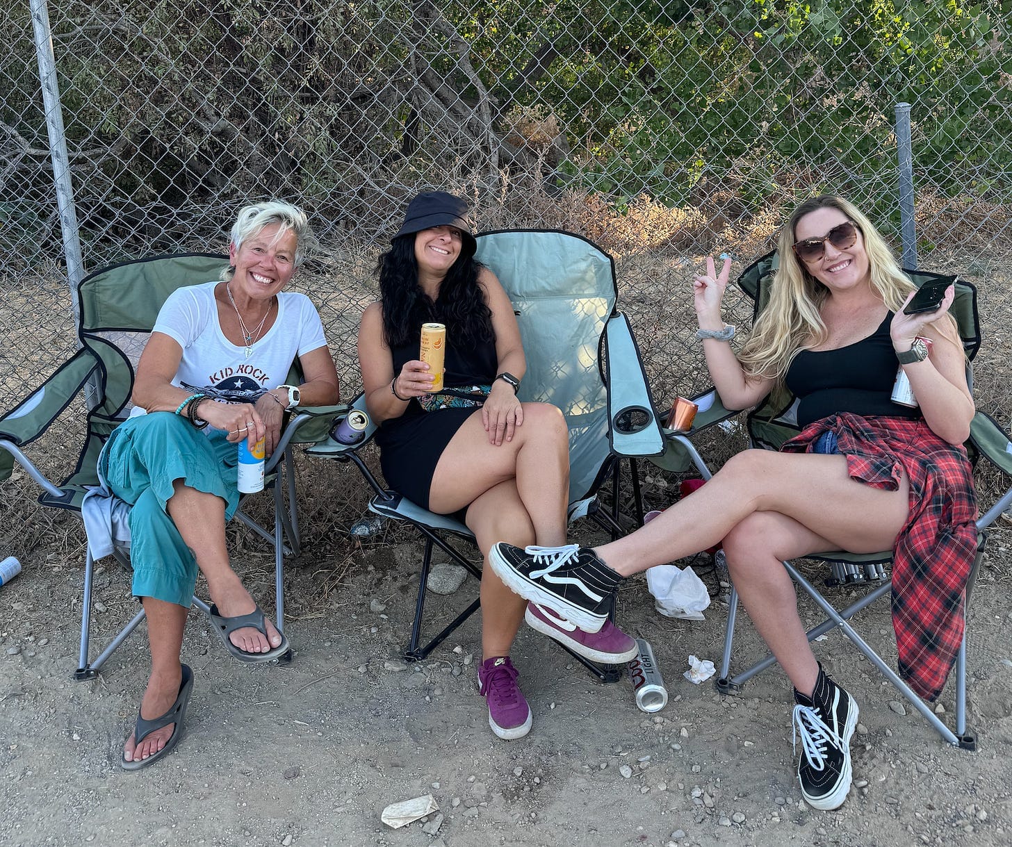 Three Catholic friends drinking