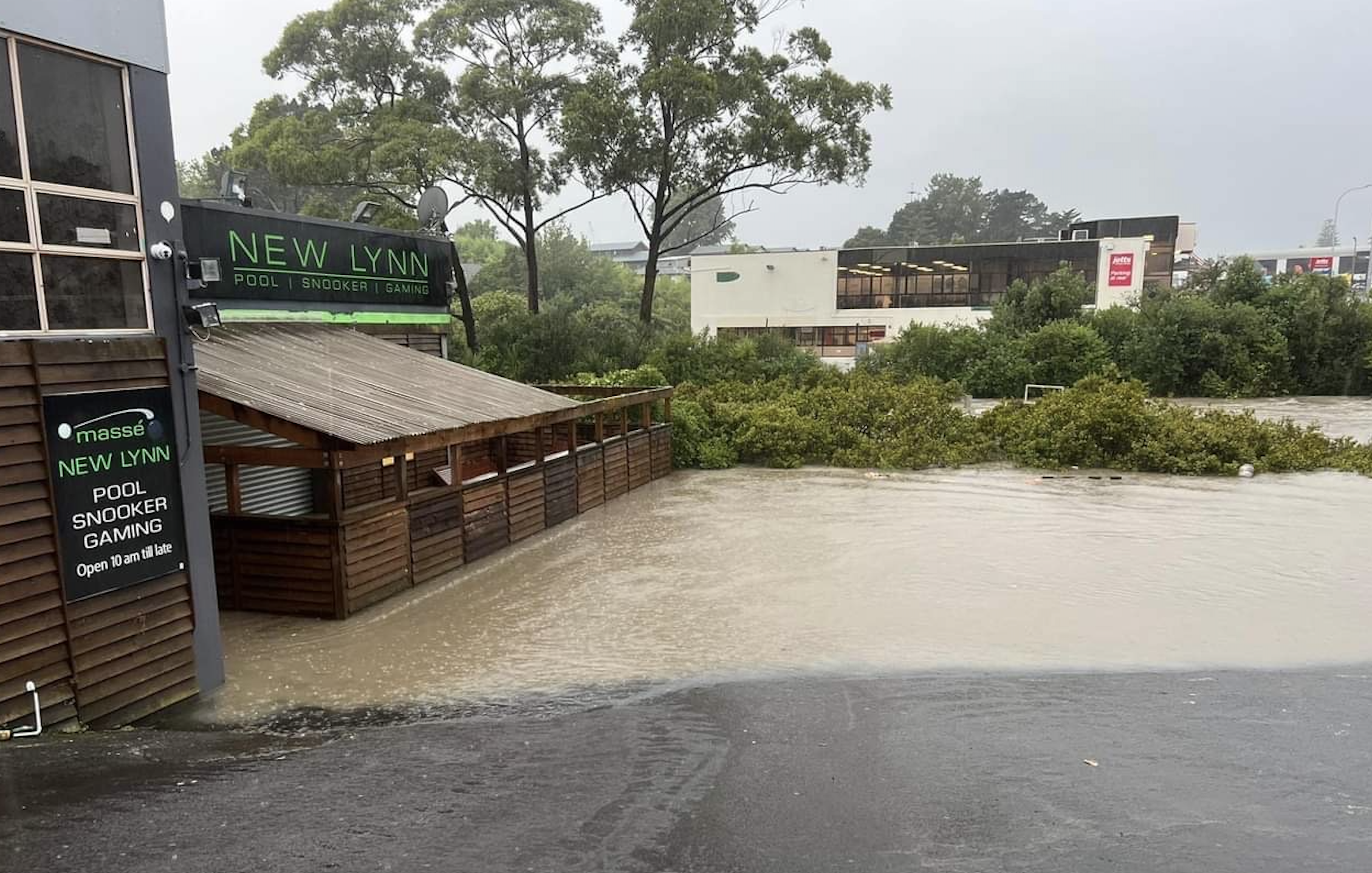 New Lynn underwater
