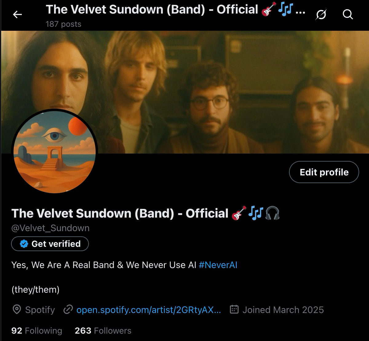 The fake page