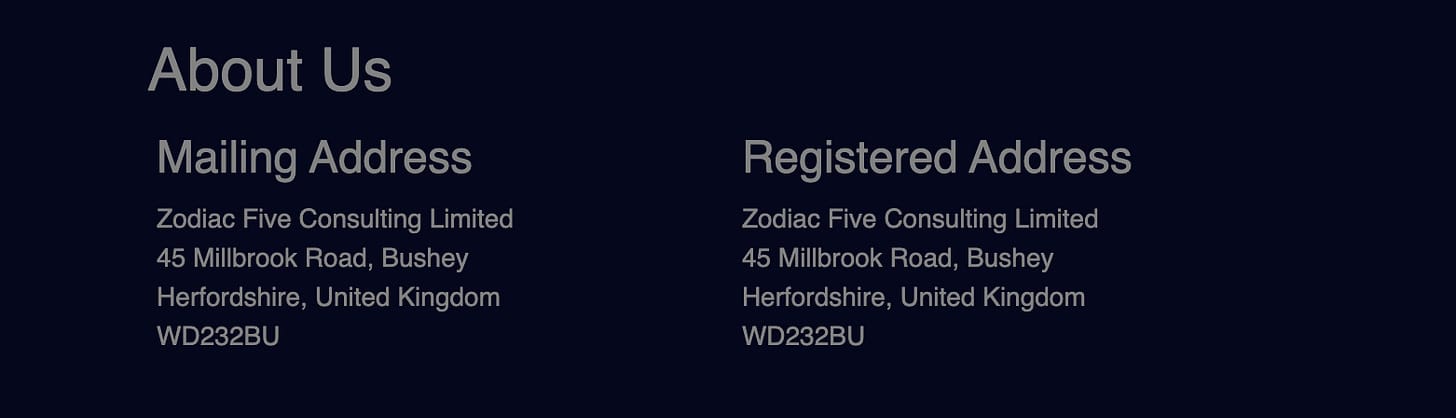 ZODIAC FIVE CONSULTING: 45 Millbrook Road, Bushey