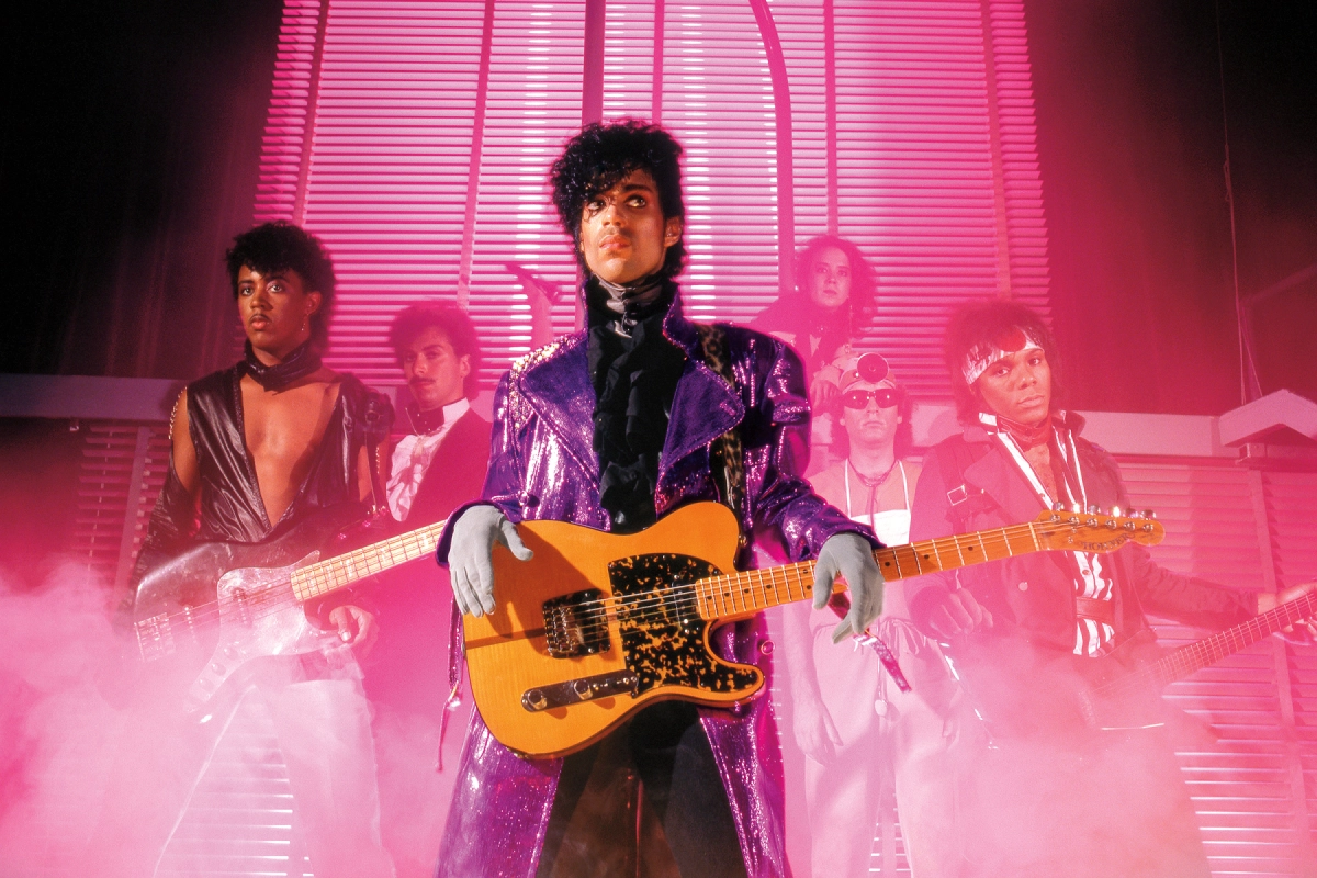 Prince being his usual awesome self