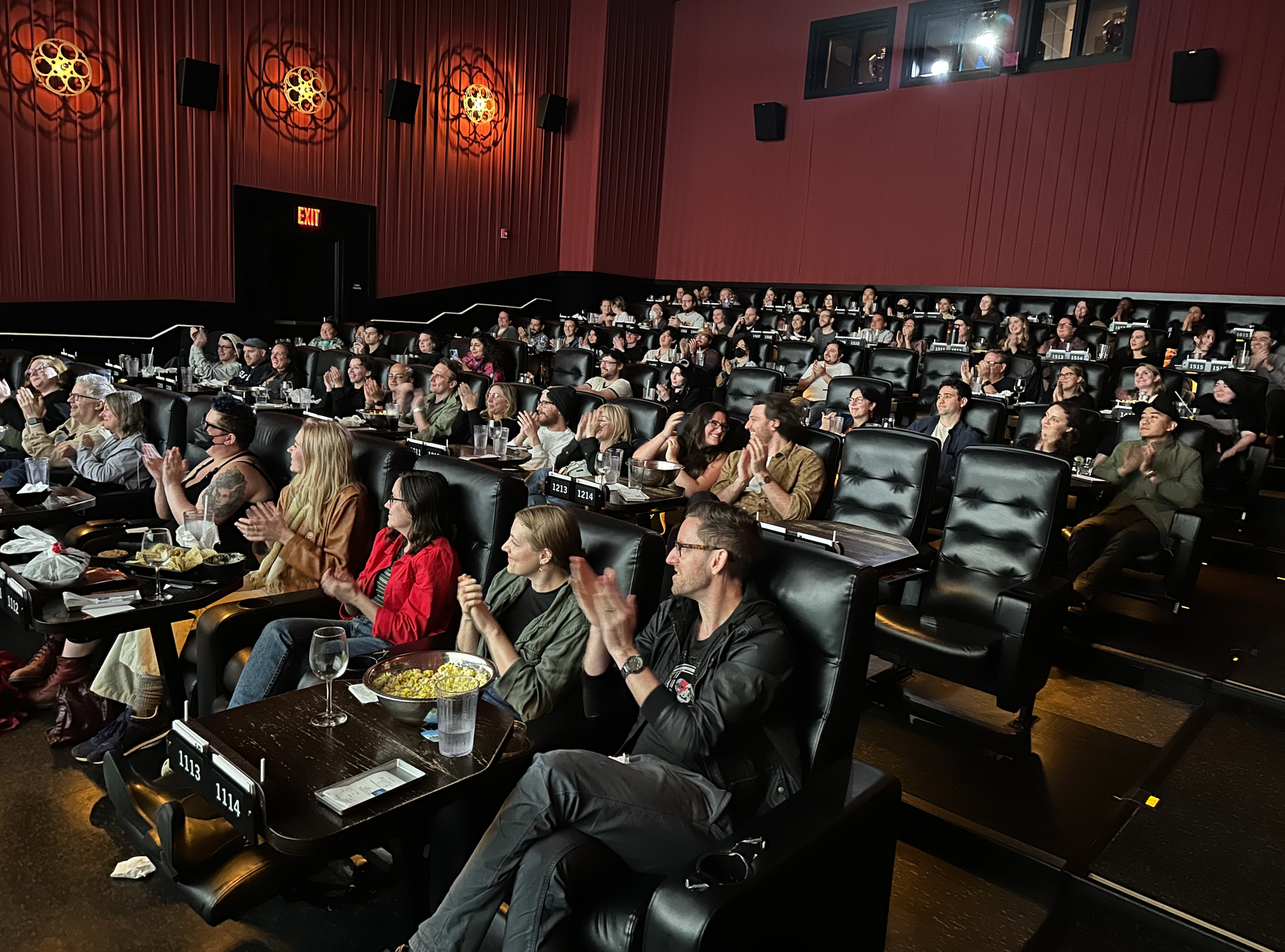 A full audience!
