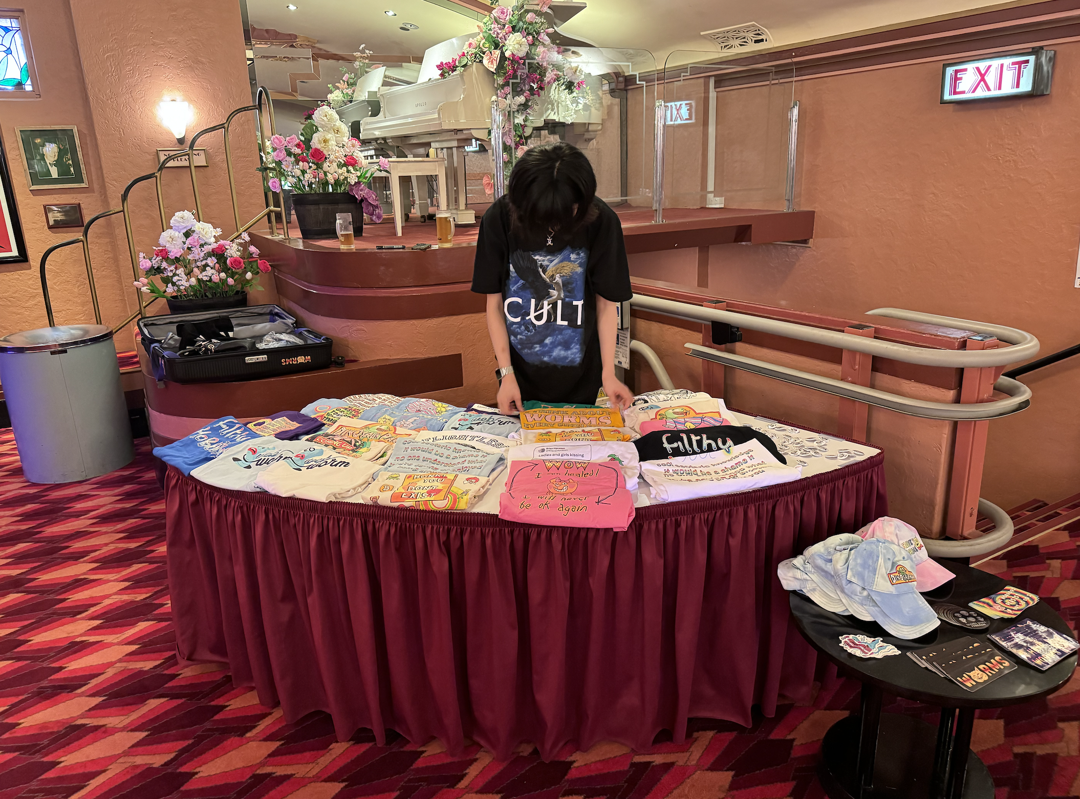 The merch desk