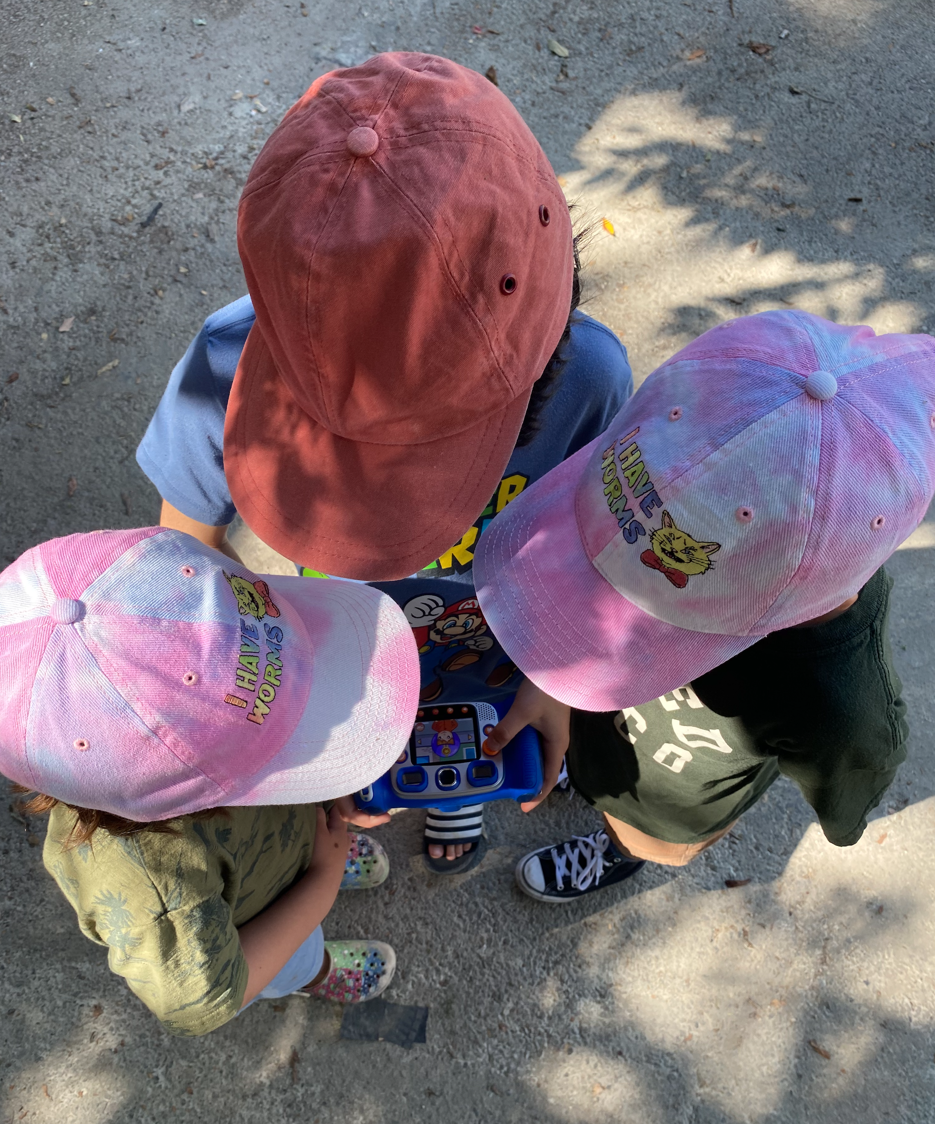 Kids at a popup