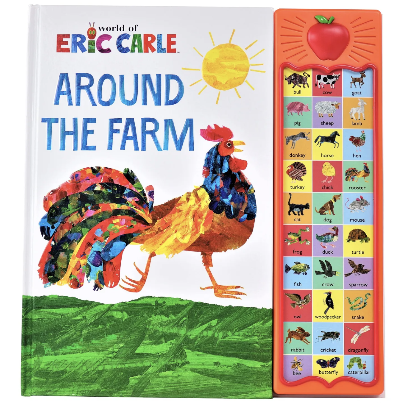 The Around The Farm animal noises book for toddlers