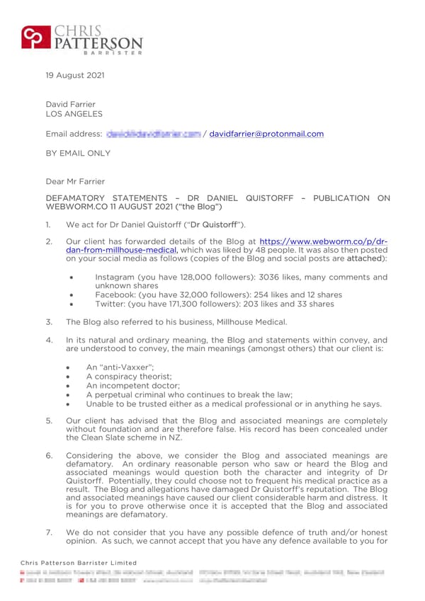 Tickled: The Full Cease & Desist Letters